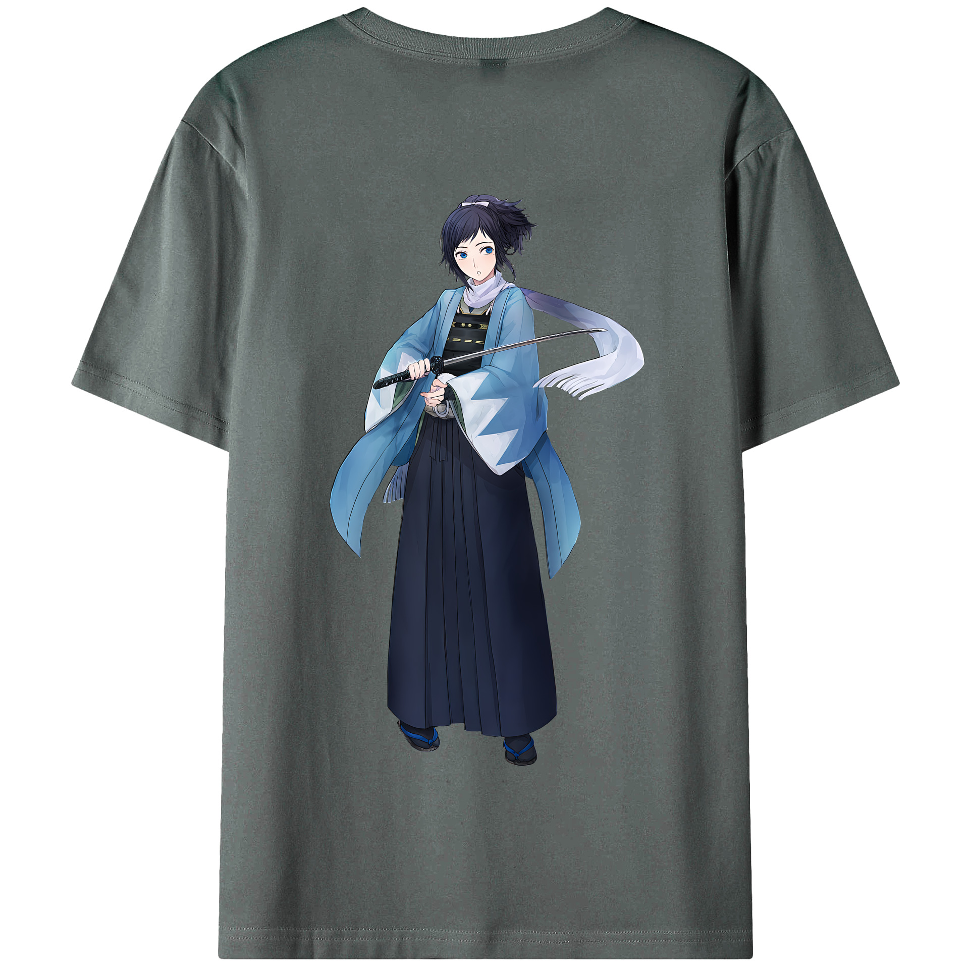 （画像用） 刀剣乱舞 Touken Ranbu 綿100％半袖Tシャツ（背面プリント）